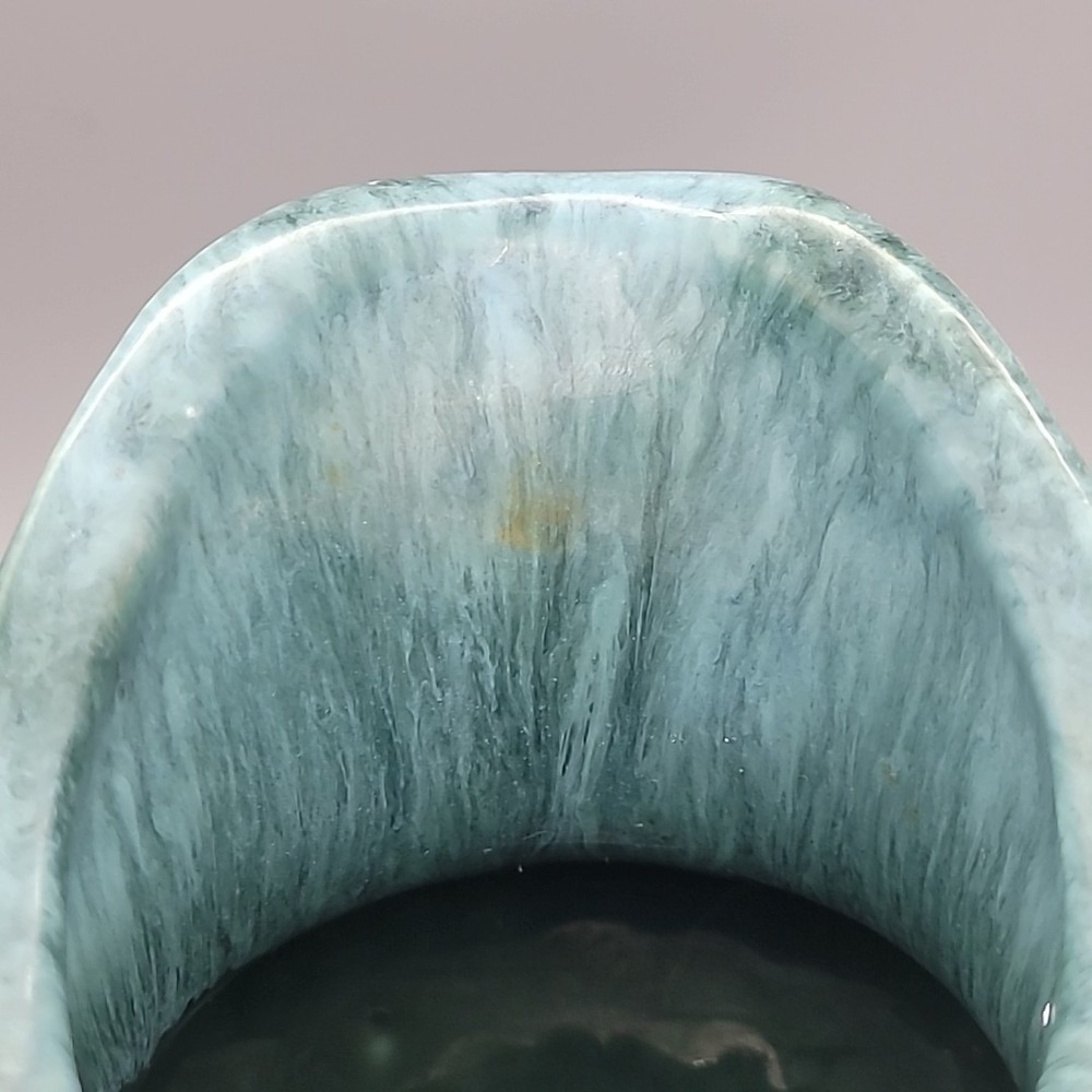 Hull Pottery Drip Glaze Eagle Small Pitcher #F91 Green Vintage USA Americana - Picture 9 of 10